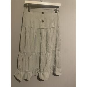 Since2005 Plander Skirt With Buttons Size‎ Small Boho Flowy